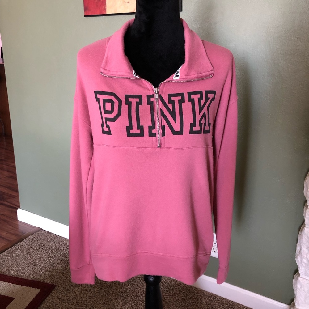 Victoria’s Secret PINK Half Zip Sweatshirt